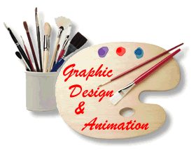 Graphic design and animation using GIFs and animated GIFs